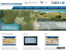 Tablet Screenshot of mapmynigeria.com